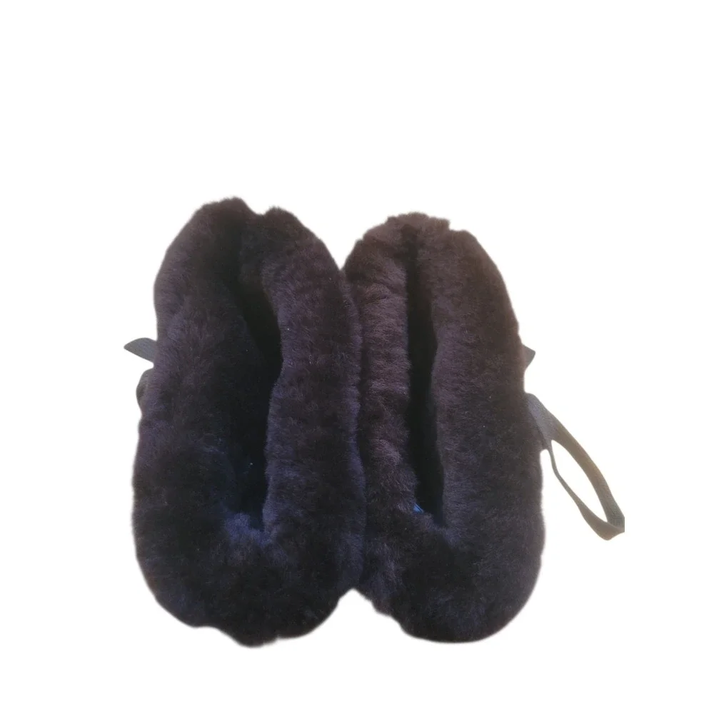 Bearpaw Boots Womens 8 Bristol Tooled Shearling Brown Suede Pull On Mid-Calf‎